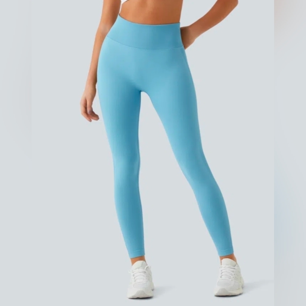 HALARA Blue Topaz Leggings NWOT - Picture 3 of 8